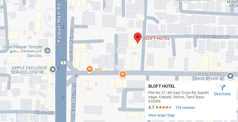 BLOFT HOTEL location in Map