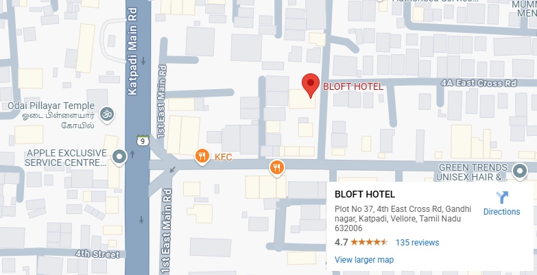 BLOFT HOTEL location in Map